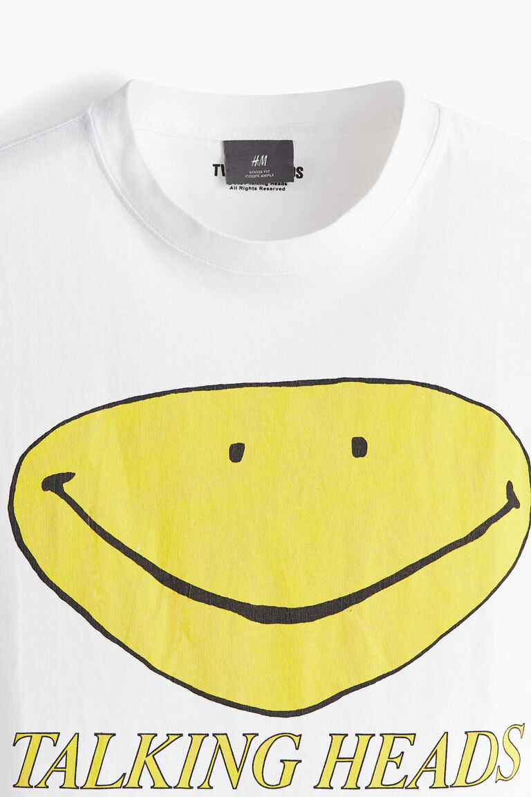 Loose Fit Vintage-look printed T-shirt