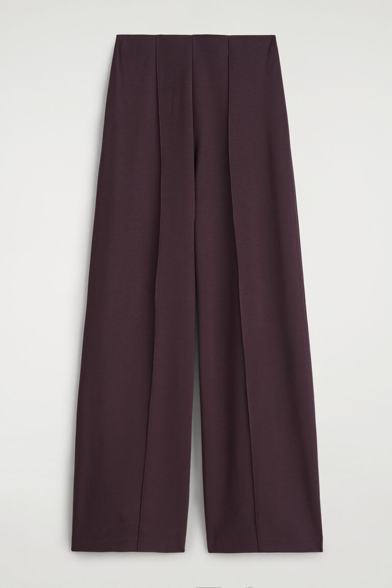 MODAL WIDE-LEG TROUSERS