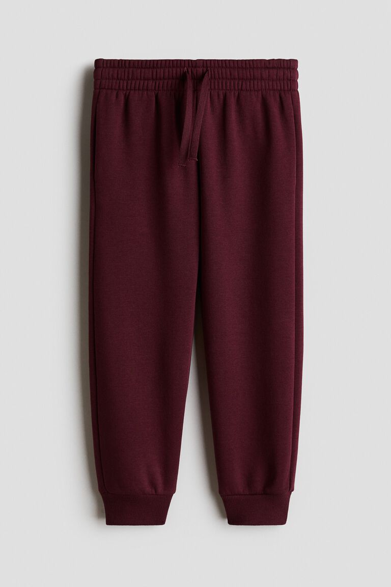 Brushed-inside joggers