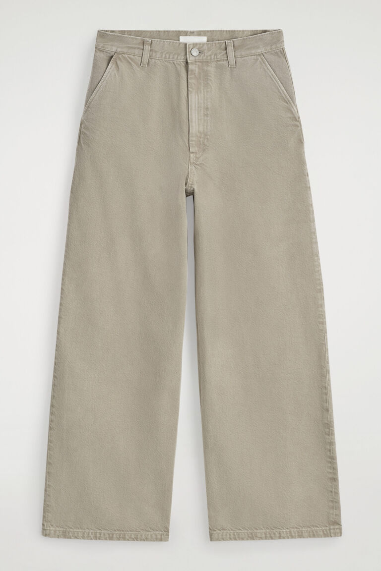 WIDE-LEG DENIM TROUSERS