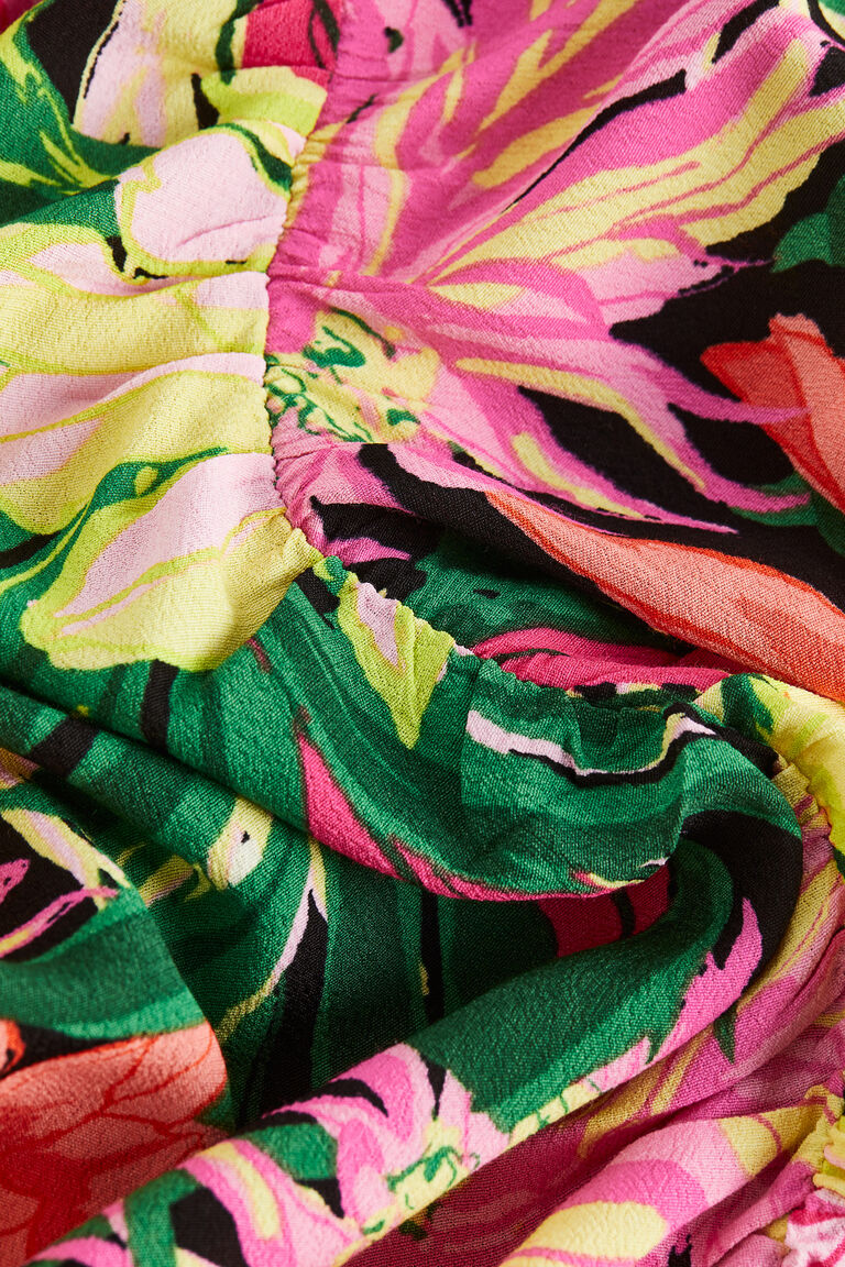 DPILE DETAILED CREPE SKIRT