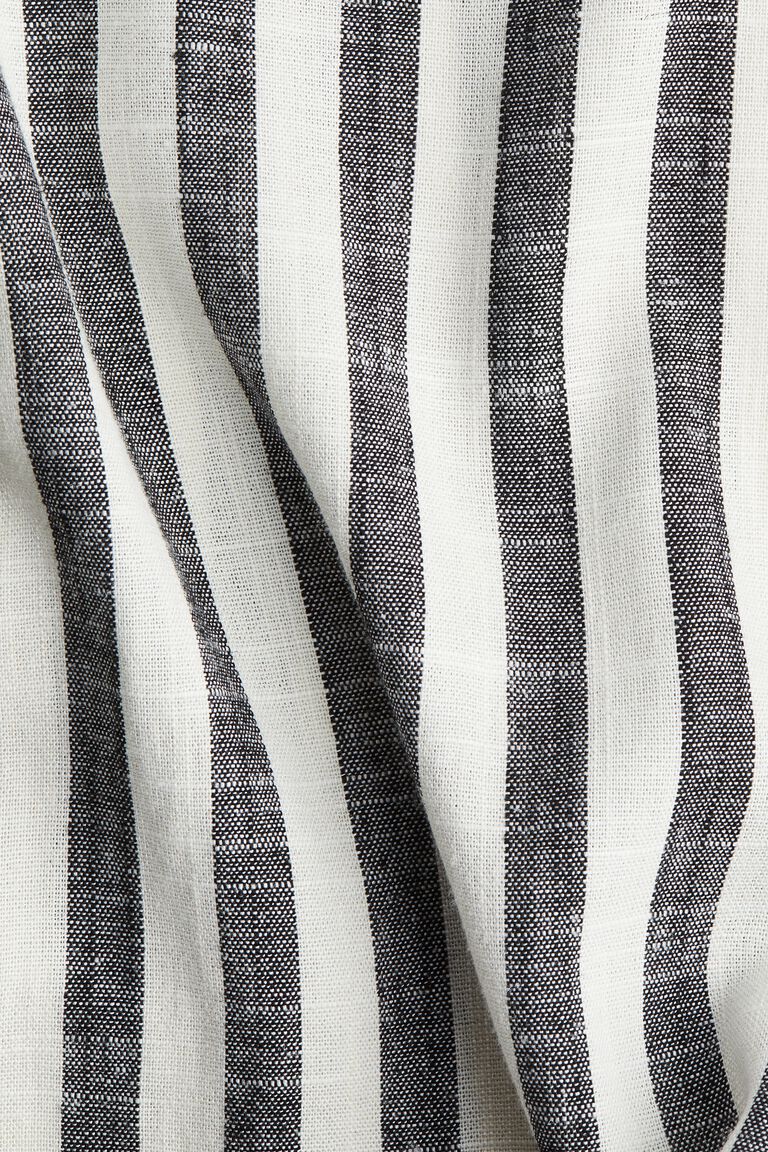 Linen-Blend Drawstring Pants