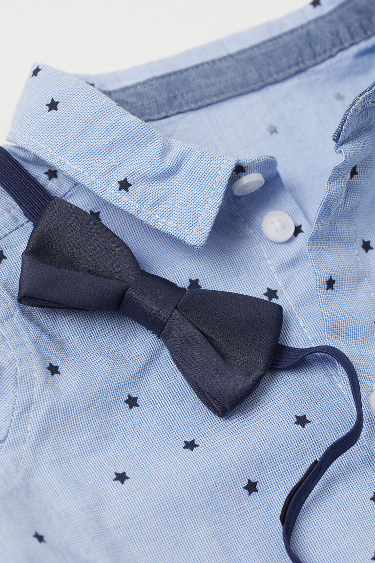 Shirt and bow tie
