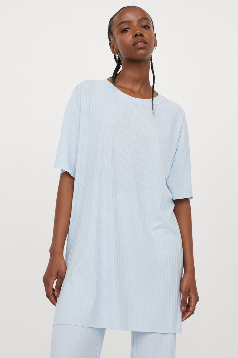 Ribbed jersey shirt Clearance