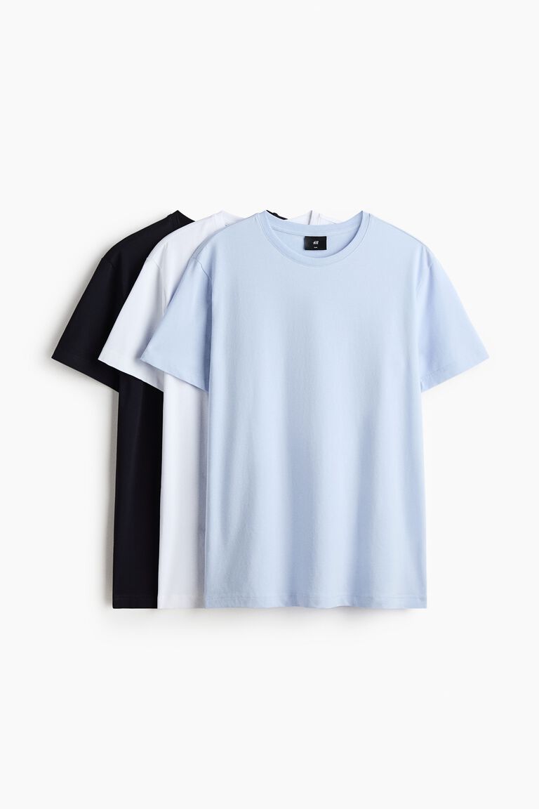 3-pack Slim Fit T-shirts