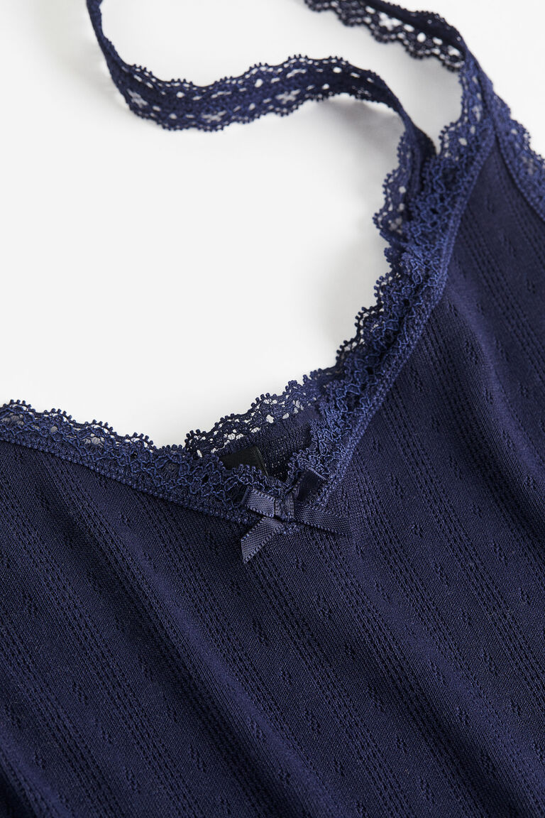 Ribbed Cotton L/Slv Top - Berry