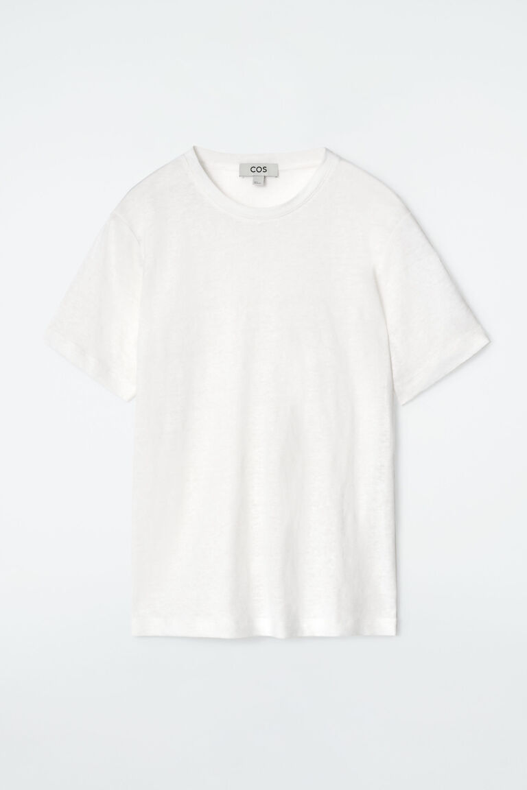 CREW-NECK LINEN T-SHIRT