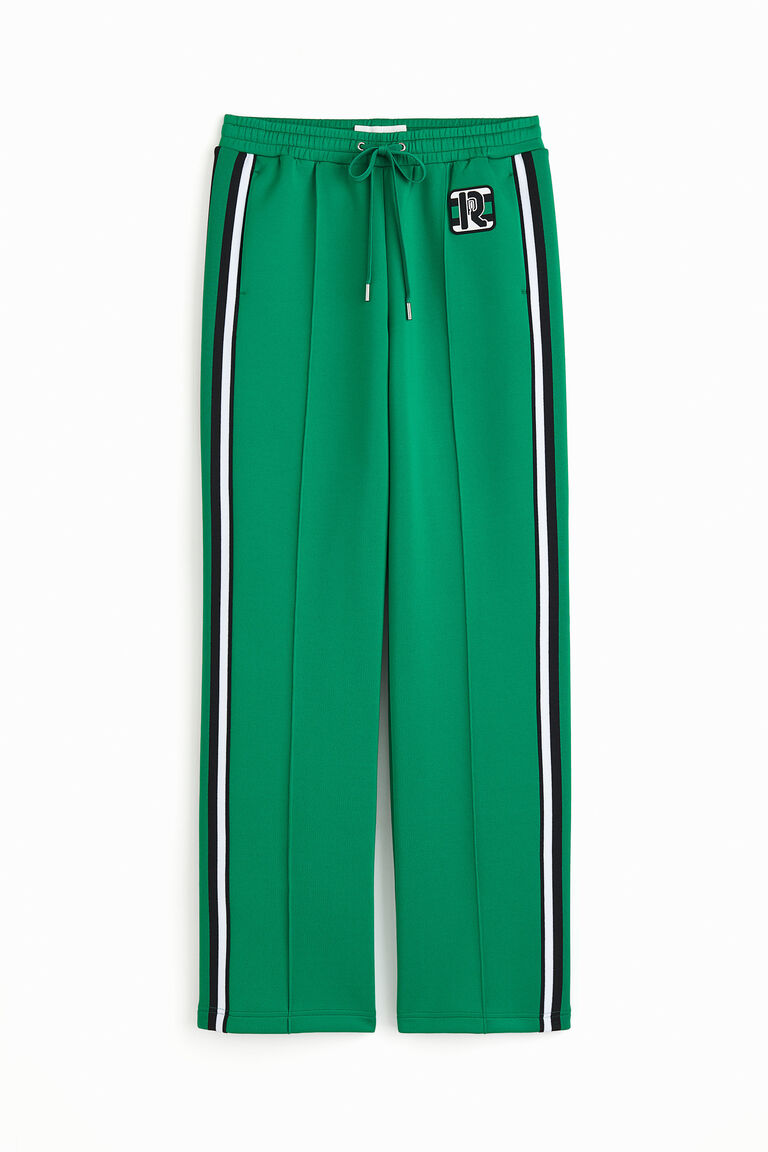 Appliquéd track pants