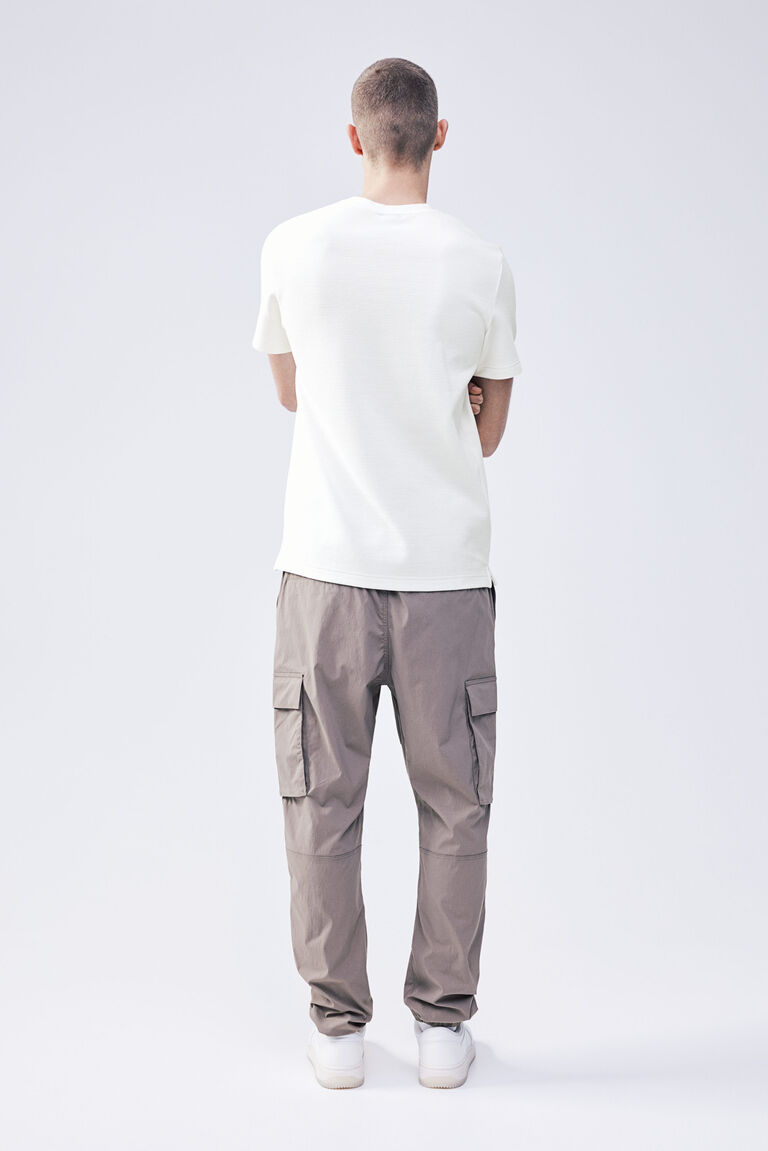 Regular Fit Short Sleeve Shirt - Random Mixed Panel - Mono