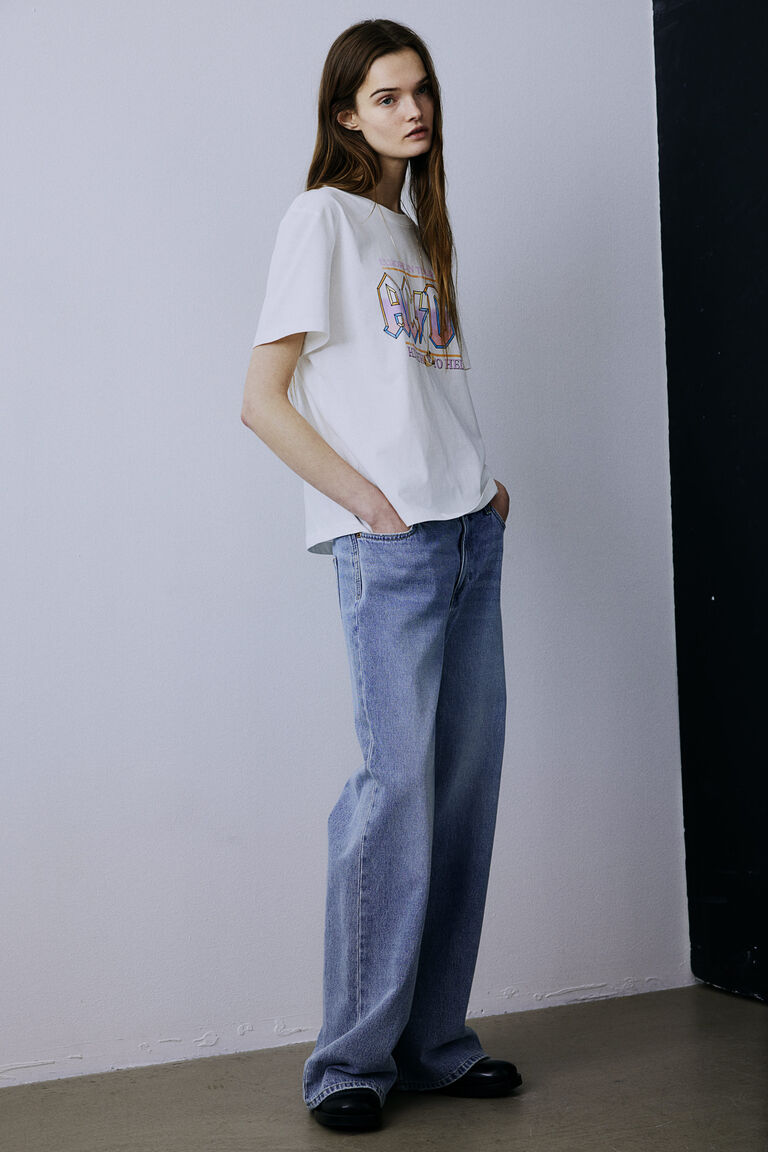 M _ (WHITE) Hibiscus Pocket Tee (6126001) main image 1