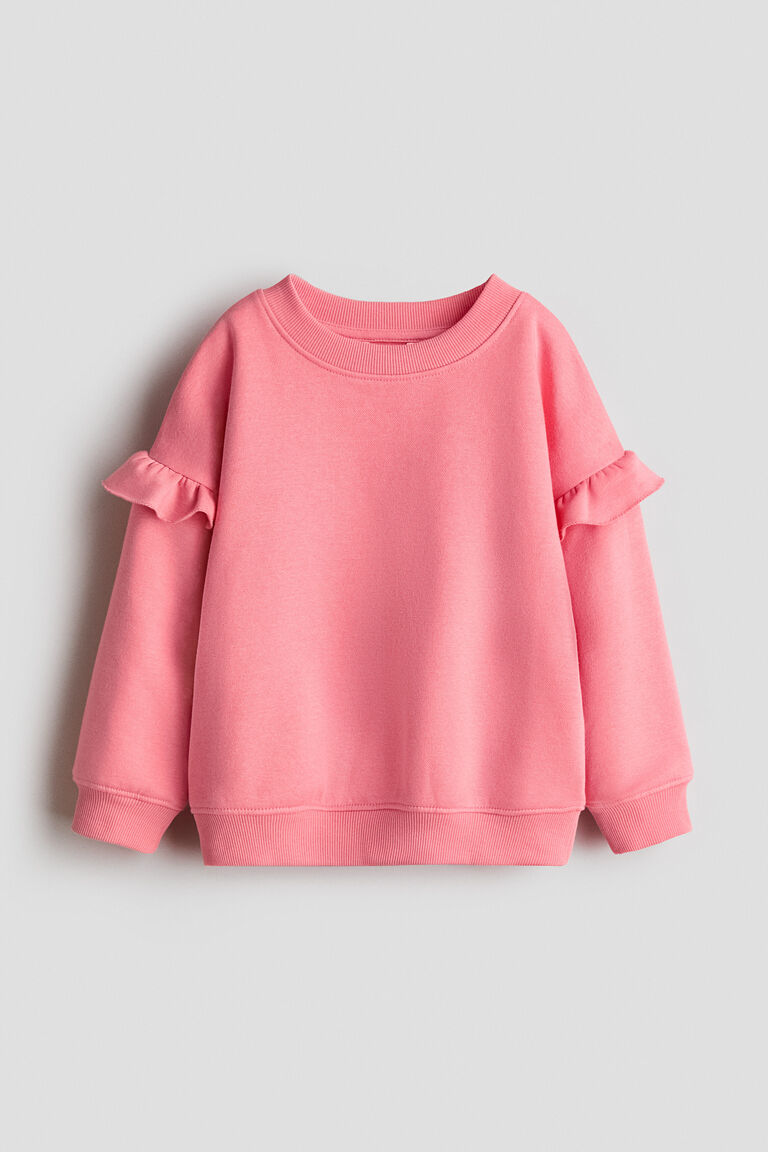 Frilled sweatshirt