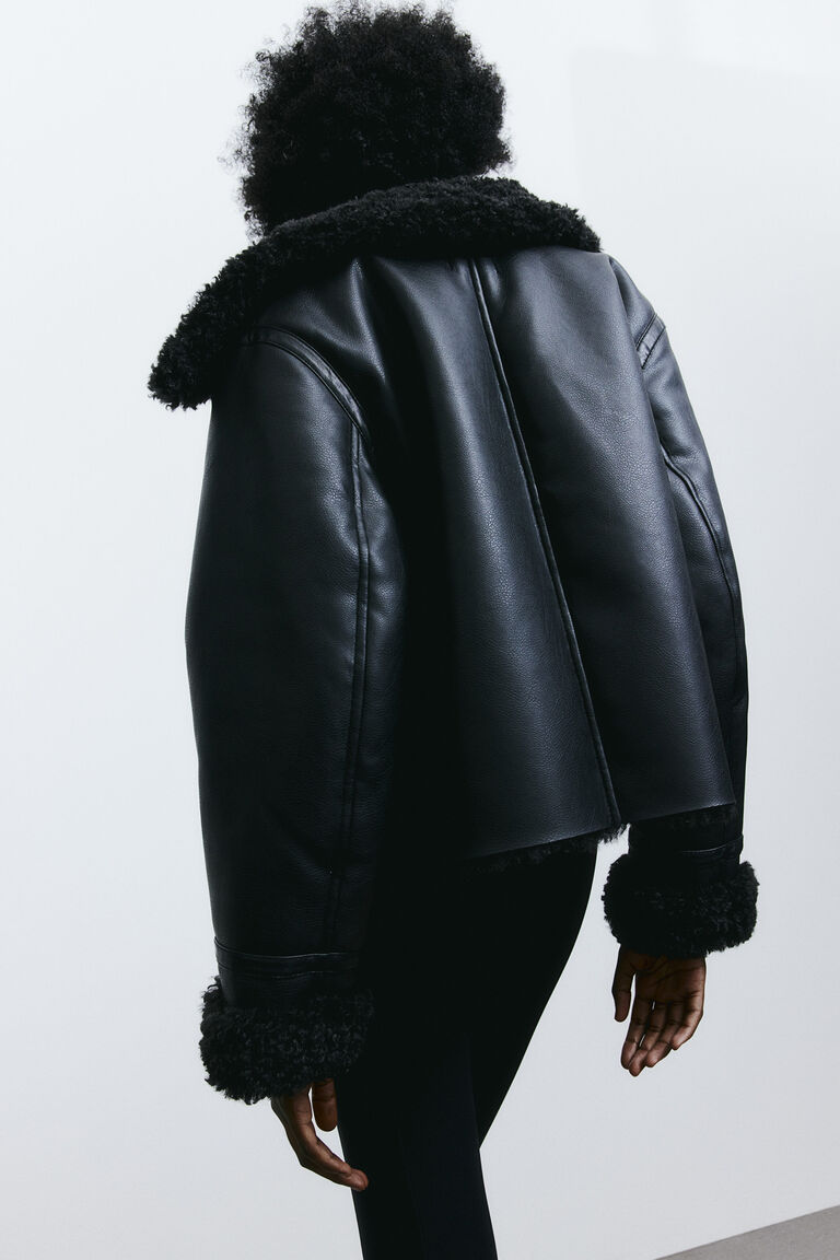 Teddy-lined jacket