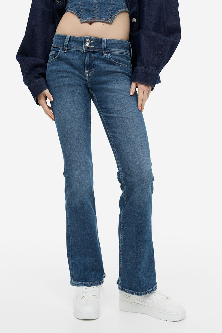 Flared Low Jeans