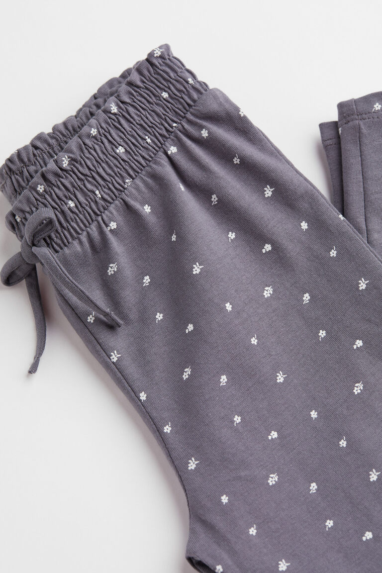 Cotton jersey joggers