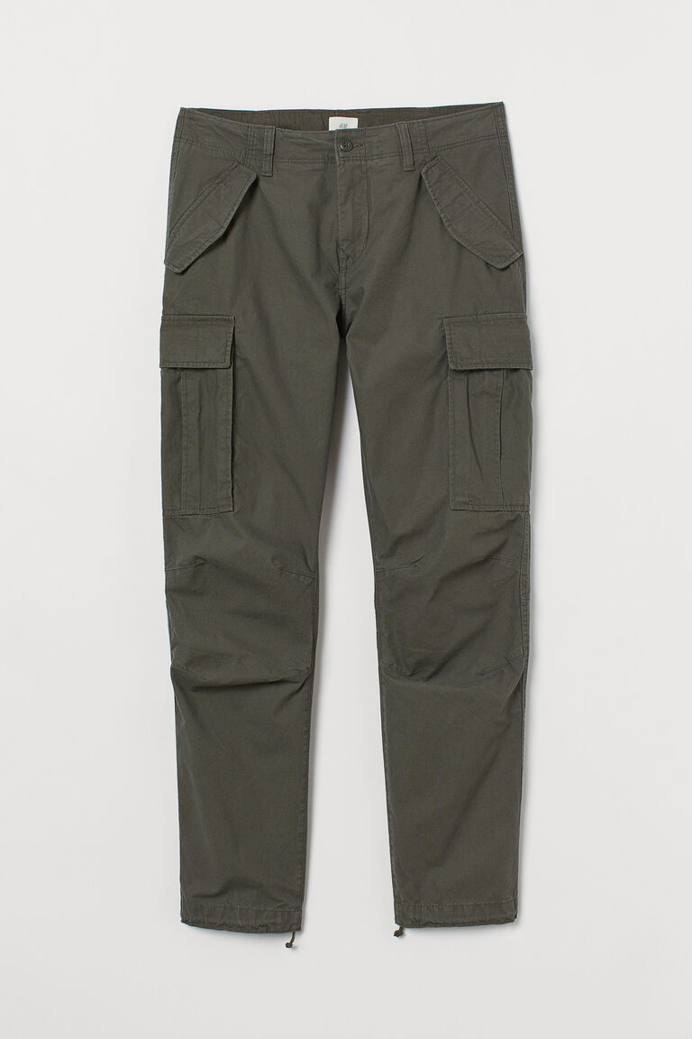 Cotton cargo trousers