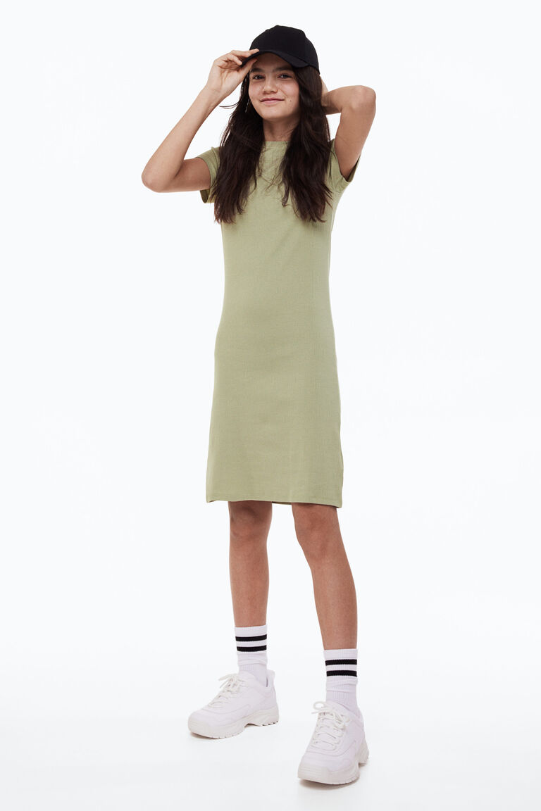 Ribbed Tshirt dress