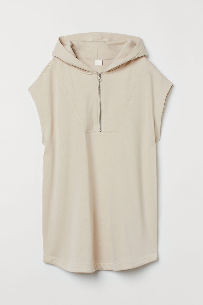 Sleeveless hoodie