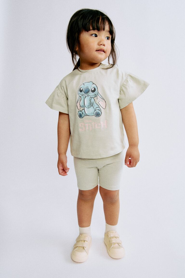 2-piece printed cotton set