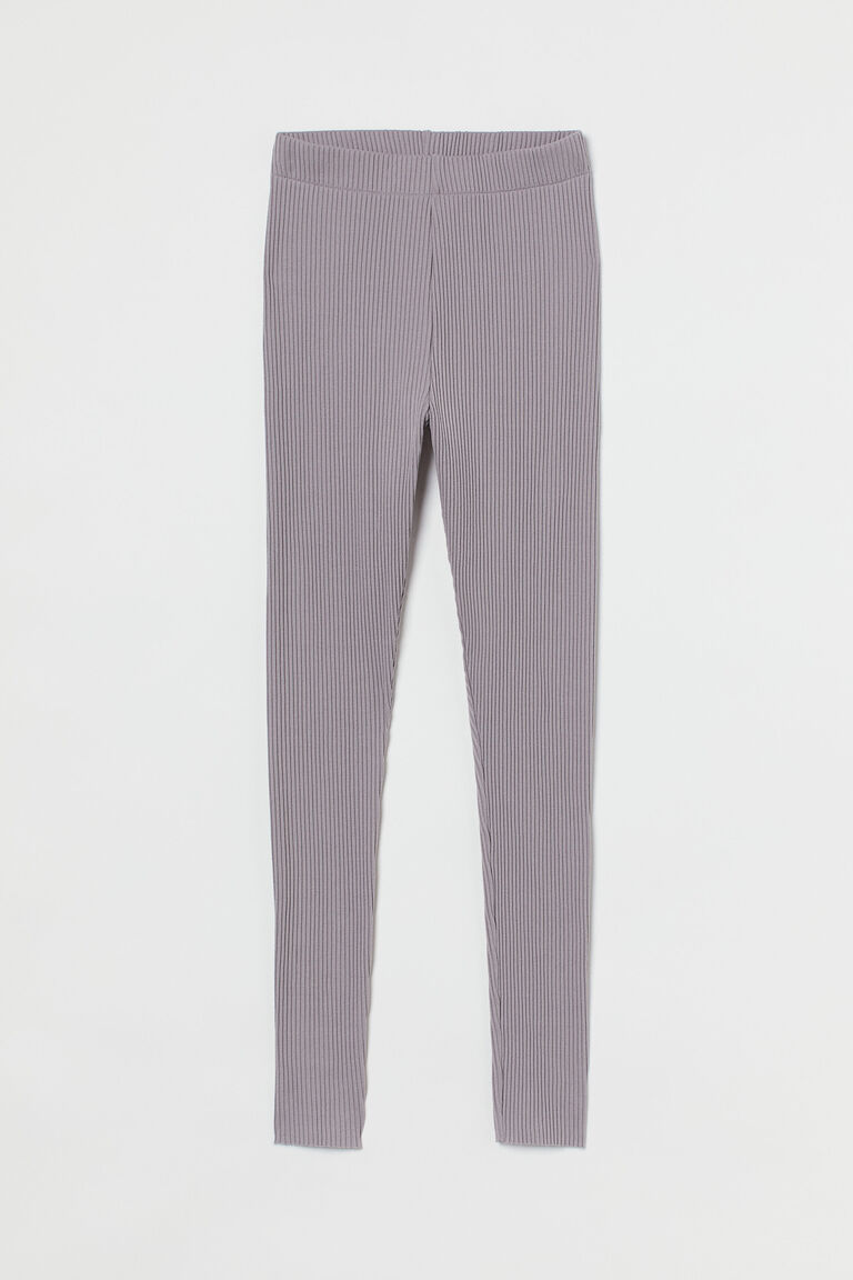 Ribbed leggings