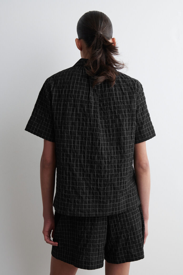【KOOLOSET】Checker Collar Knit couple❤️) Low Checker Collar knit (3 colors) - 애즈클로