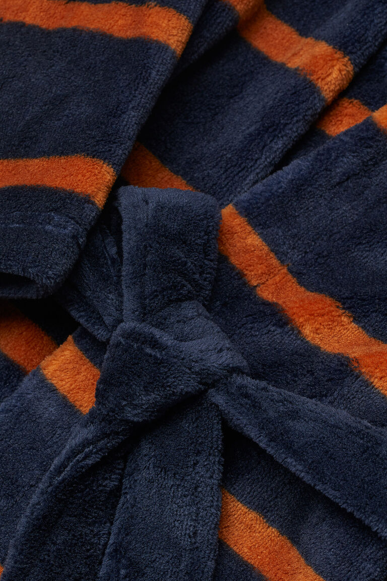 Fleece dressing gown