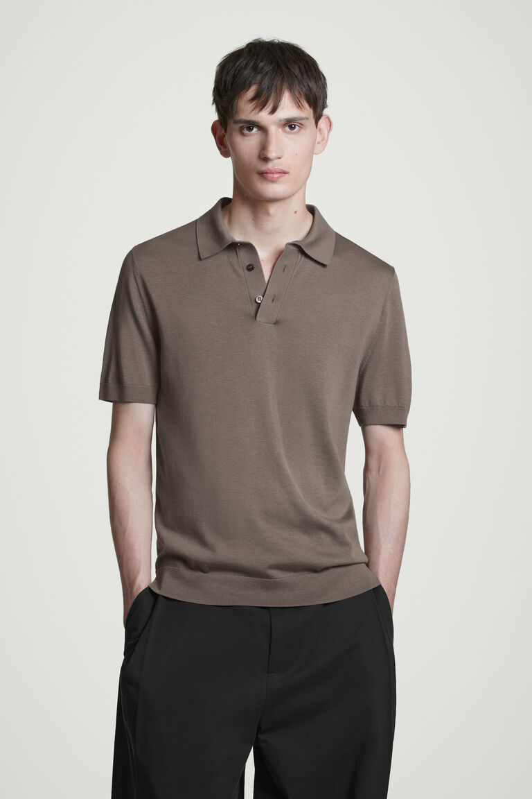 超歓迎 TWILL SHIRT POLO HALF-ZIP メンズウェア