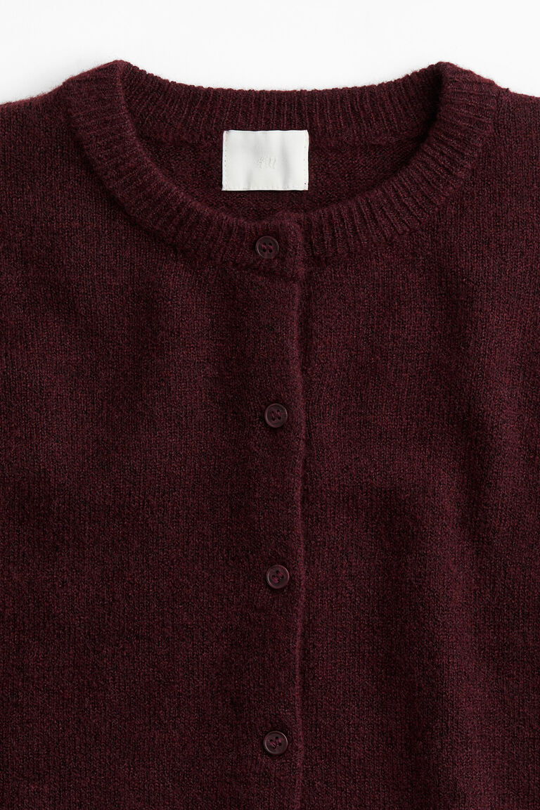 Long Sleeve Zippered Cardigan Knit Set