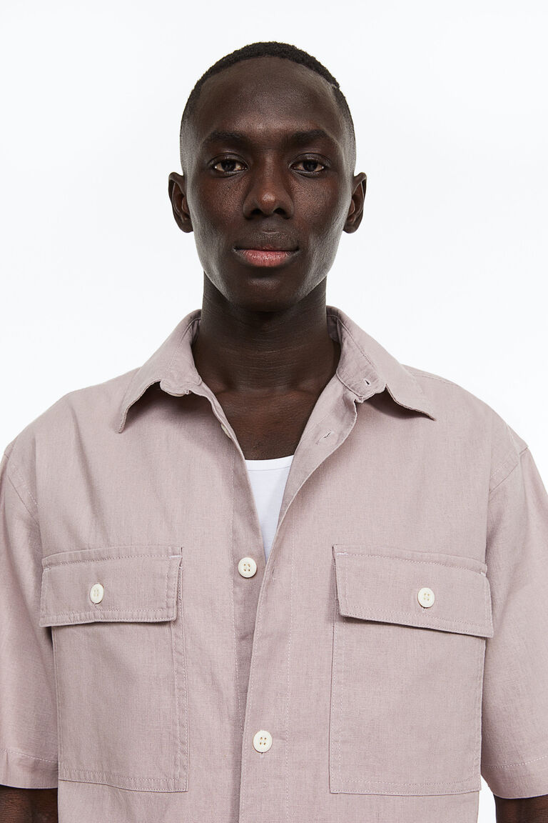 Regular Fit Linenblend shirt