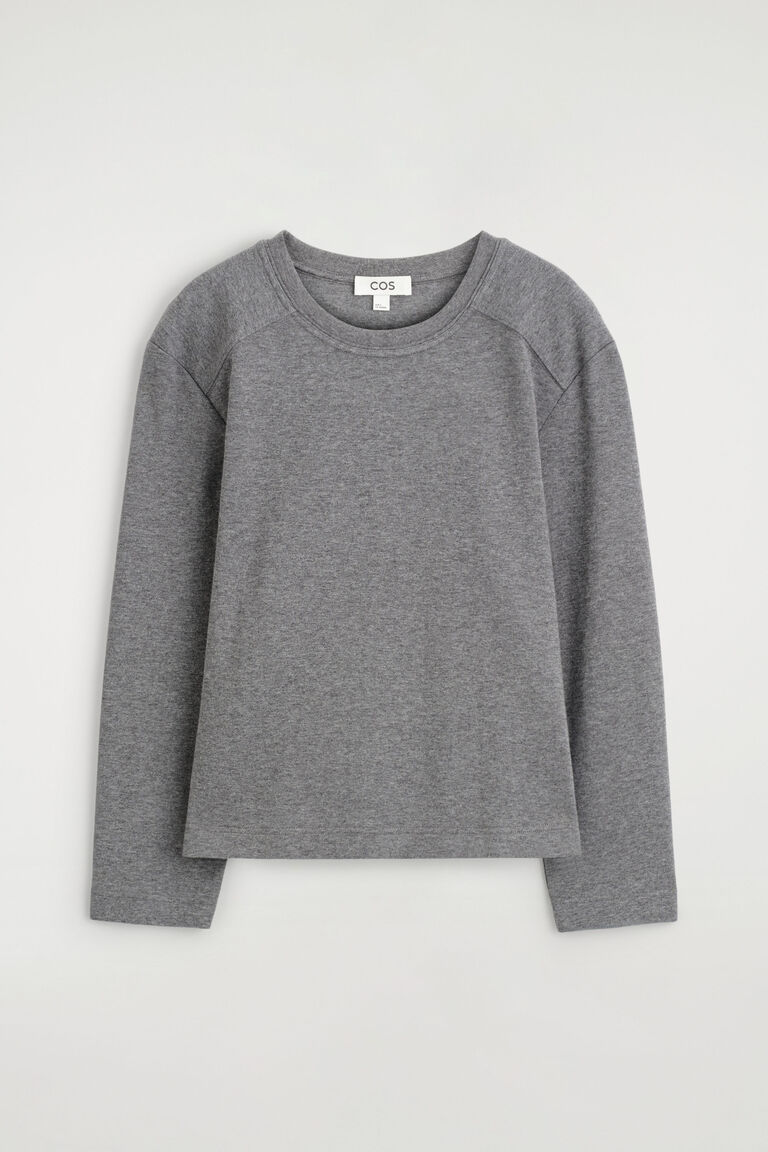 COTTON LONG-SLEEVED TOP