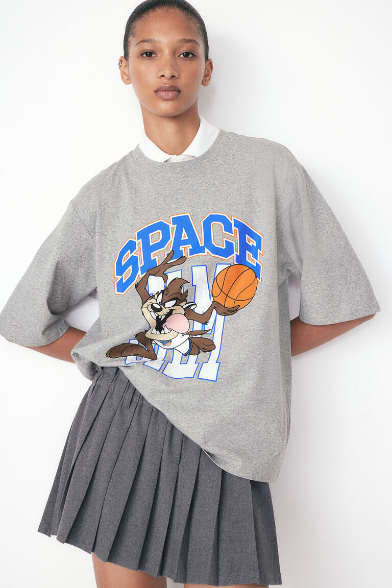 Oversized printed T-shirt