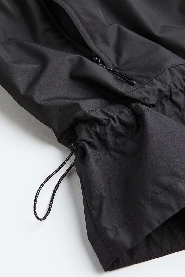 Waterrepellent popover jacket