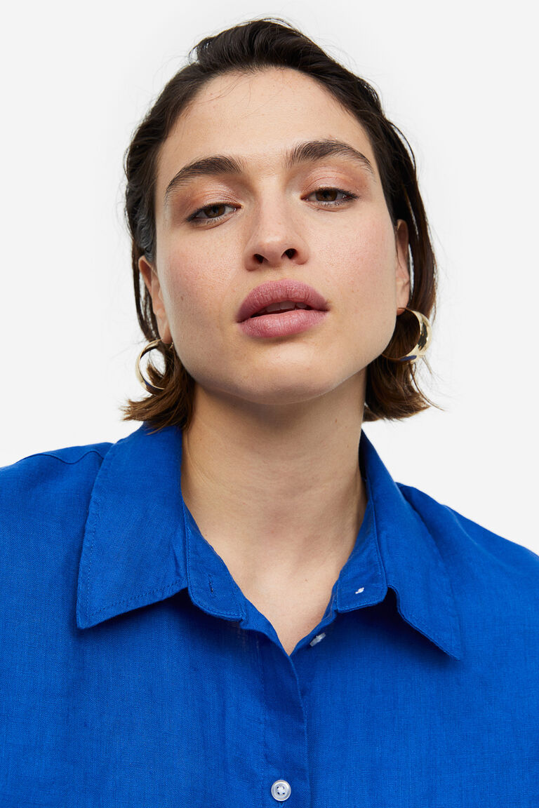 Oversized linen shirt