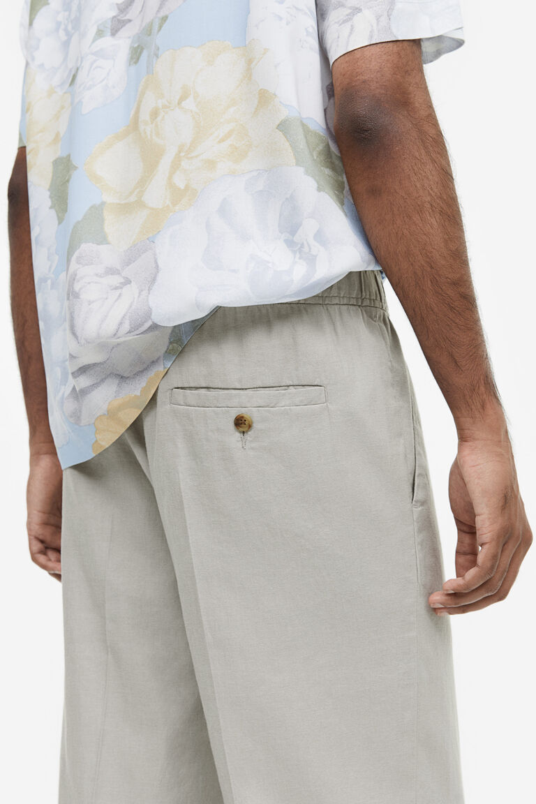 Regular Fit Linenmix trousers