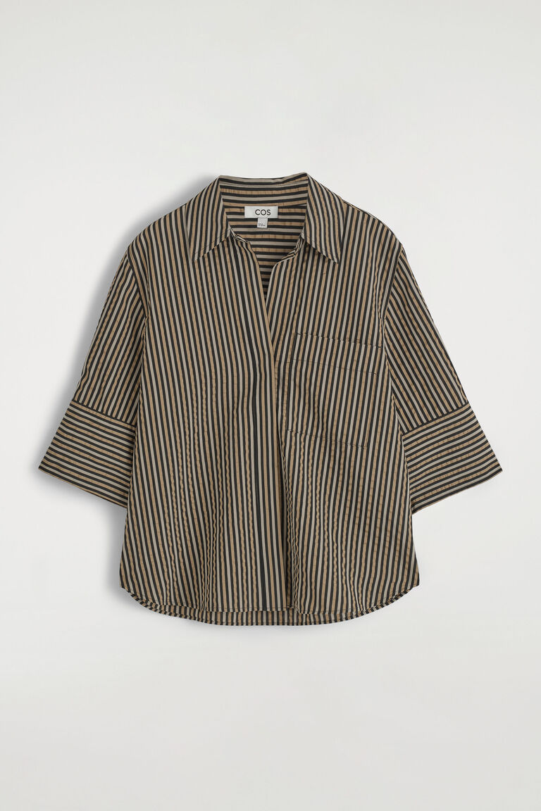 STRIPED SEERSUCKER SHIRT