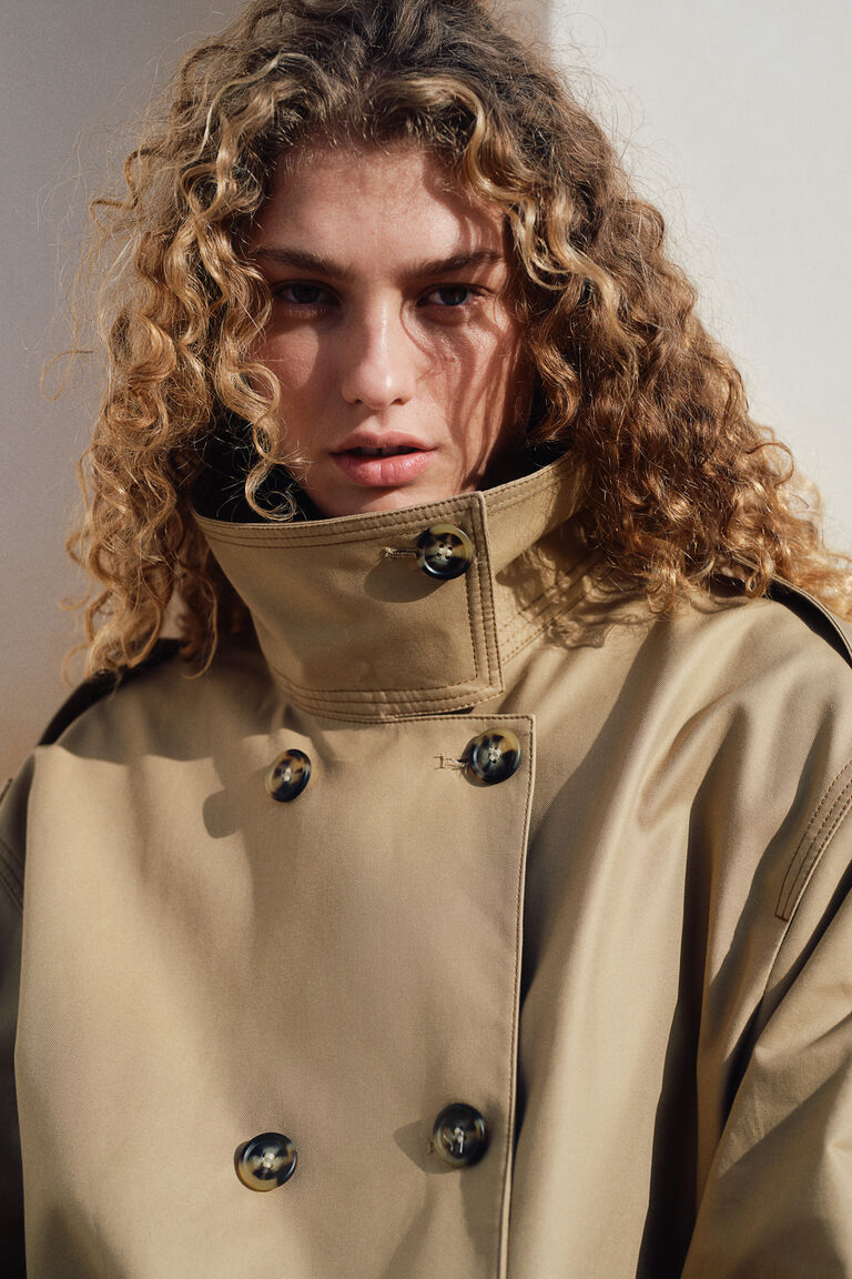 my beautiful landlet ショートトレンチコート 20SS my beautiful landlet short trench トレンチコート