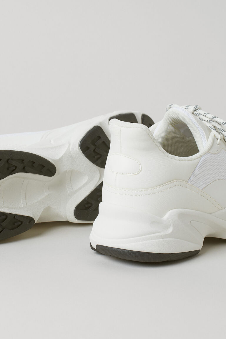 white chunky trainers cheap