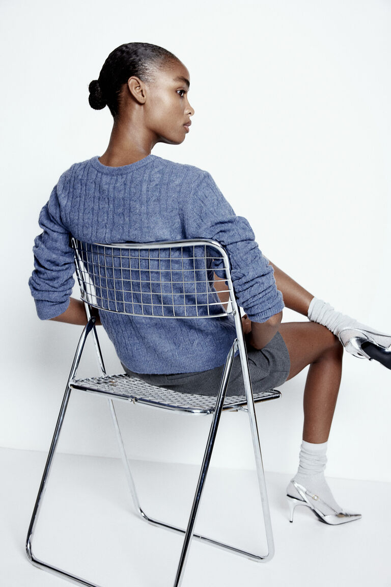 Cable Sleeve Cardigan main image 0