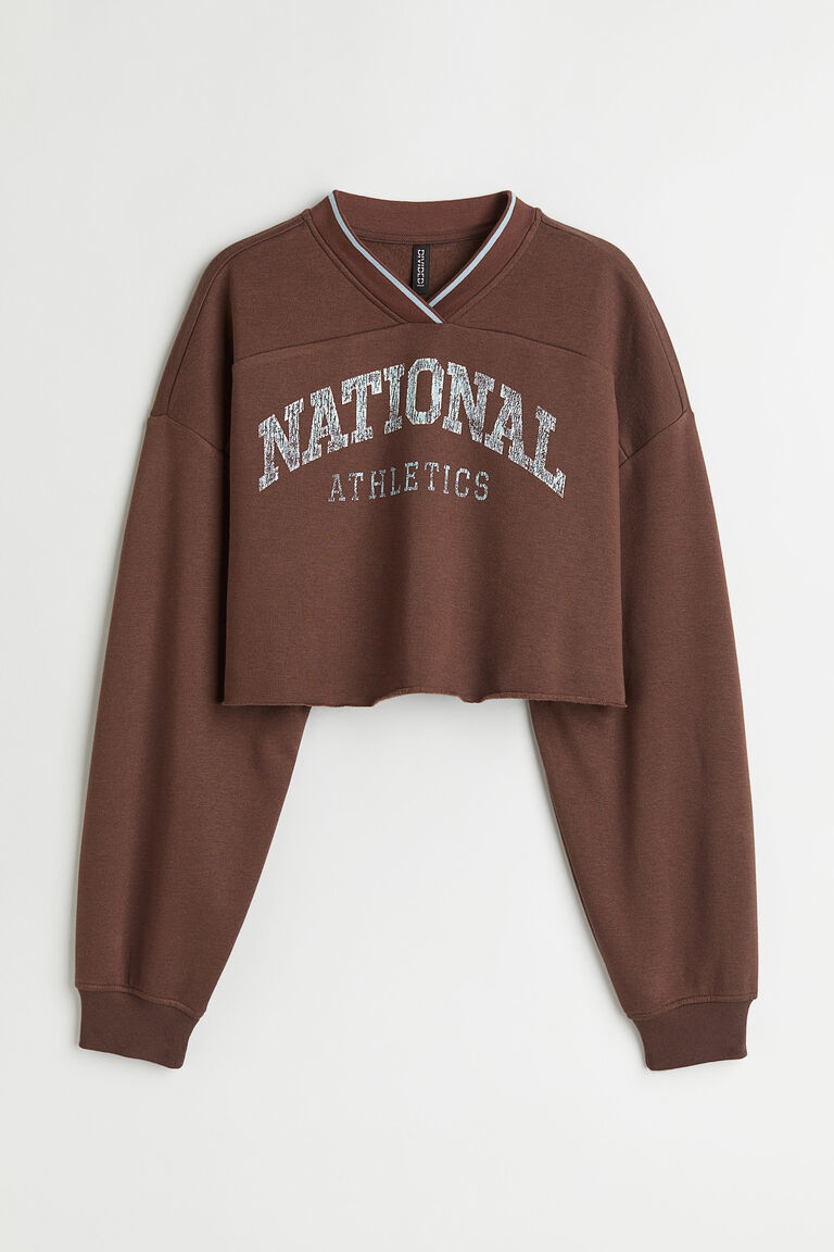 Cropped sweatshirt