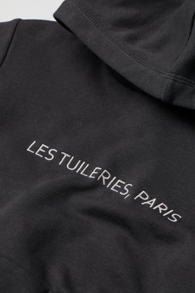 Embroiderydetail hoodie