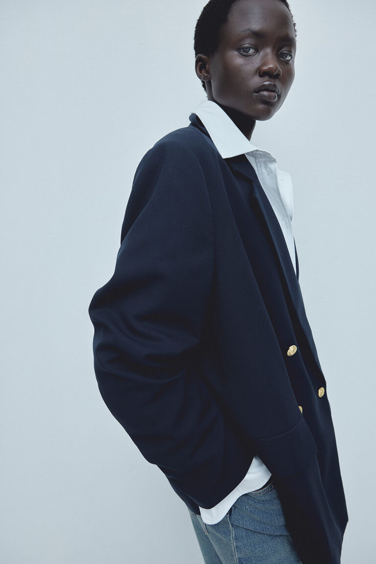 Double-breasted blazer