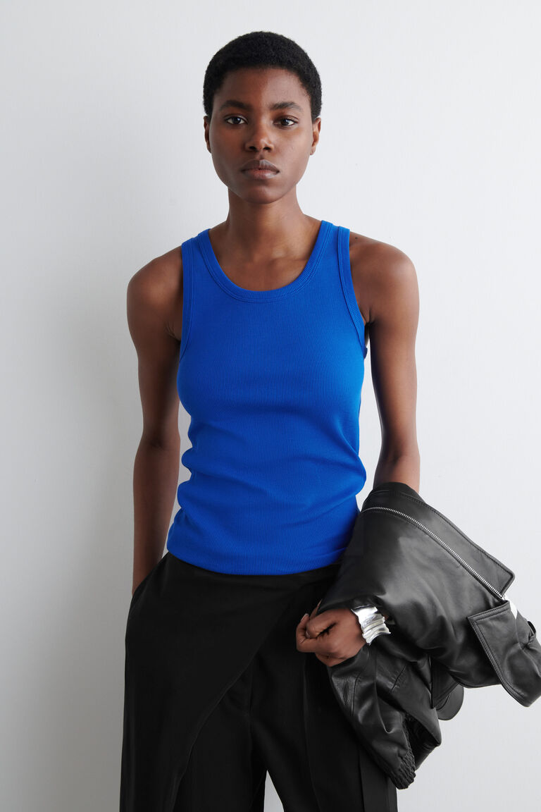 RIBBED TANK TOP