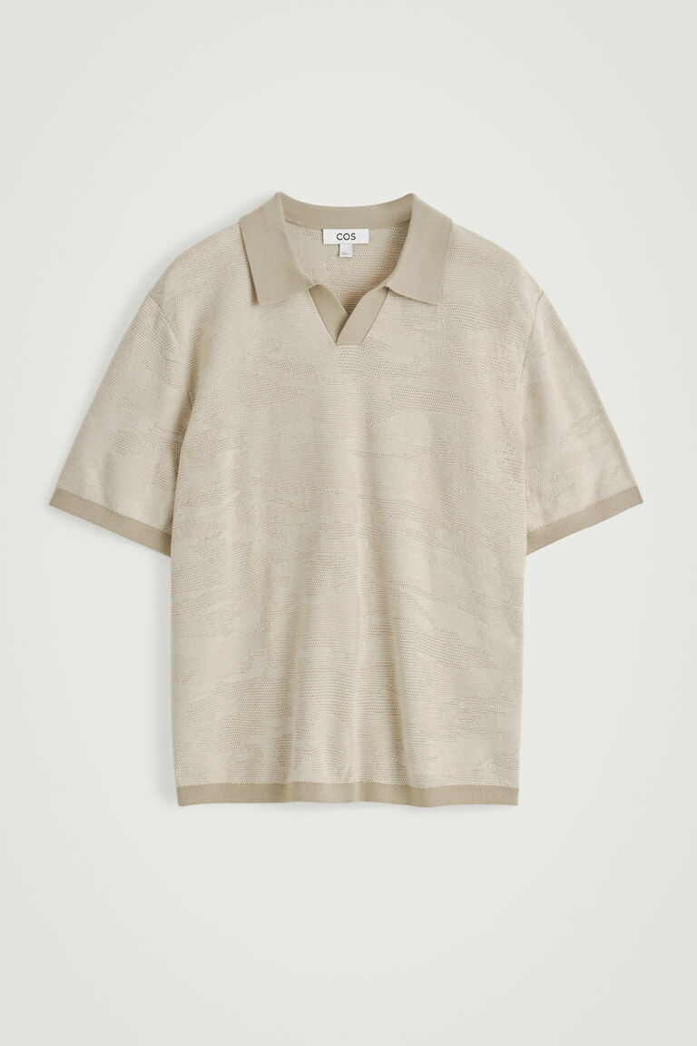 COTTON-JACQUARD POLO SHIRT