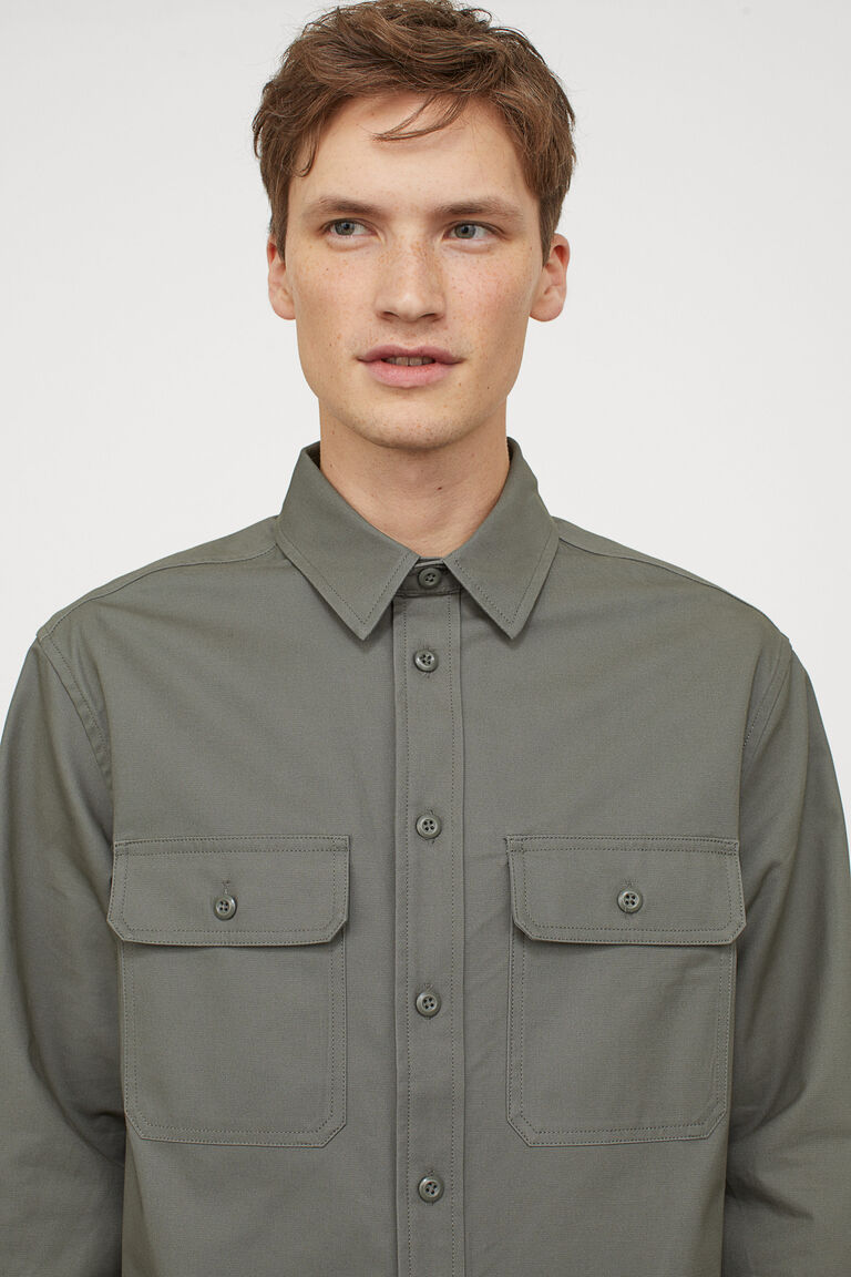 Cotton twill shirt