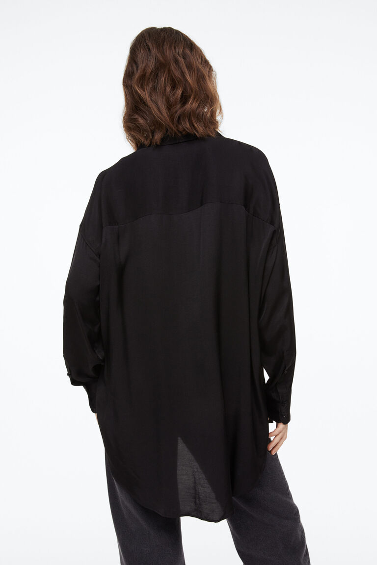 OVERSIZED BLOUSE -ANIMAL PRINT