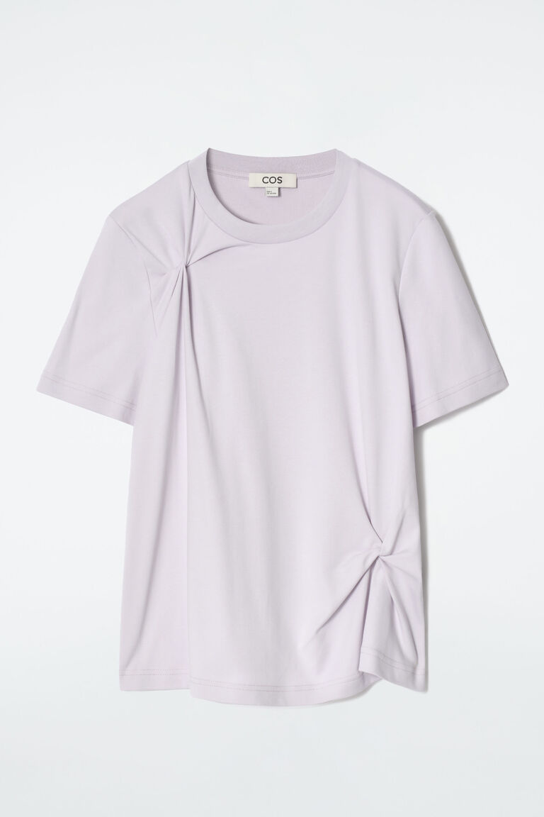 KNOT-DETAIL T-SHIRT