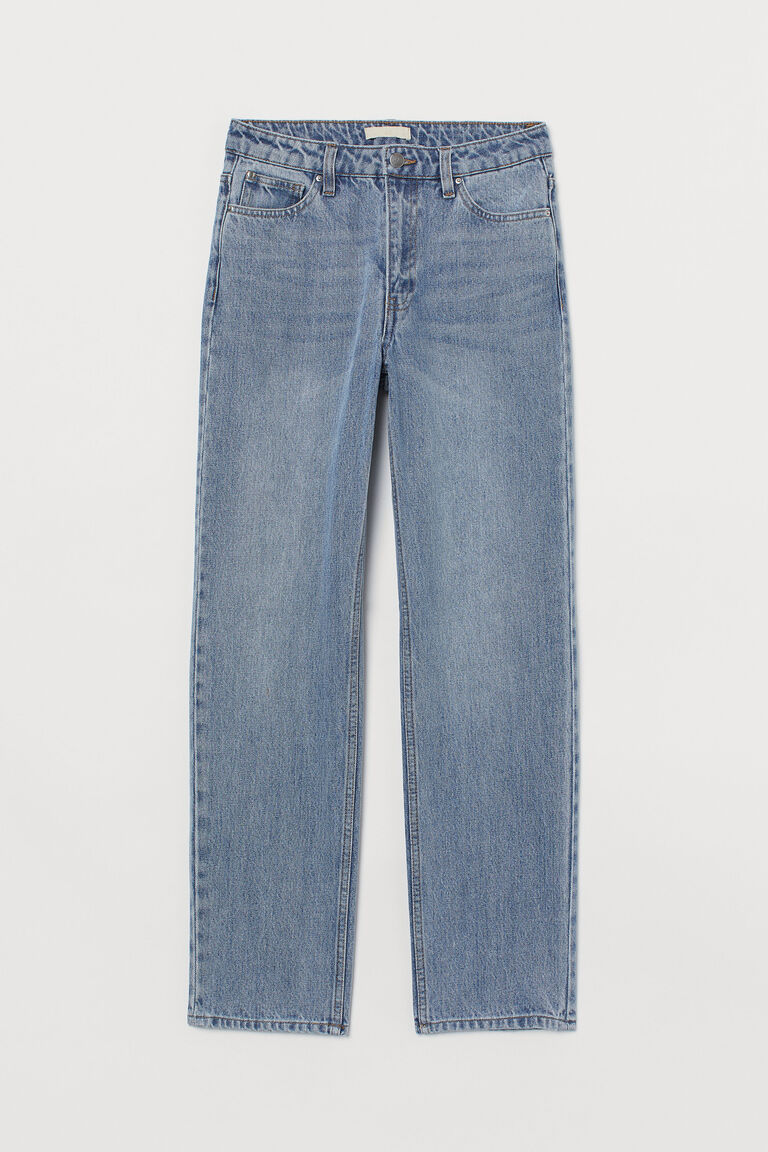 straight regular waist h&m