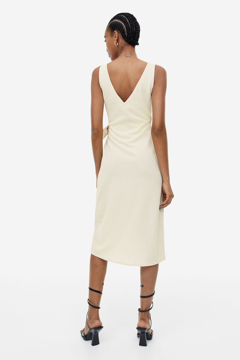 4511002 Black Wrap Dress