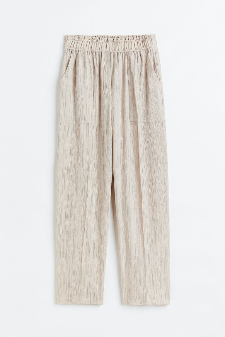 Tapered Casual Trousers 825158 Beige main image 0