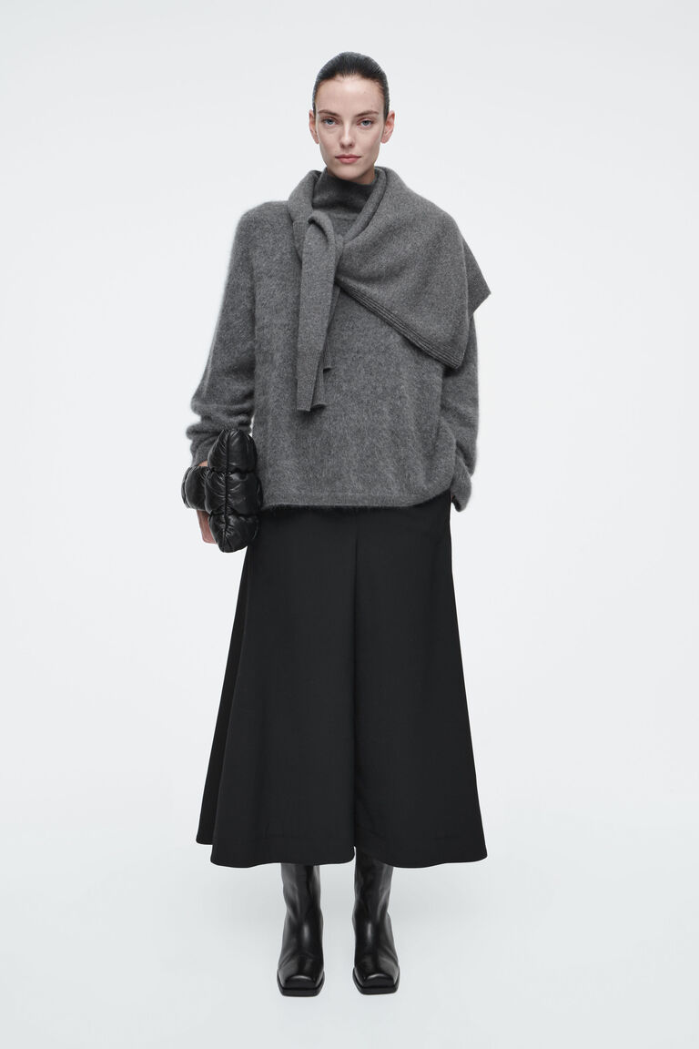 TAILORED TWILL CULOTTES