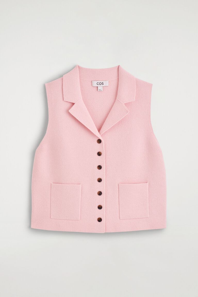 BOUCLÉ-KNIT WAISTCOAT
